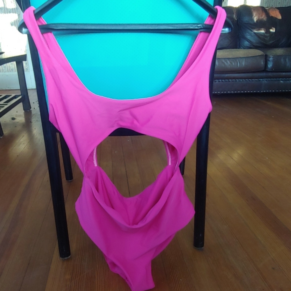 Pink bathing suit